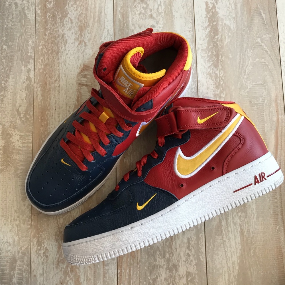NWT Nike ID Air Force 1 Premium Custom - Picture 7 of 8